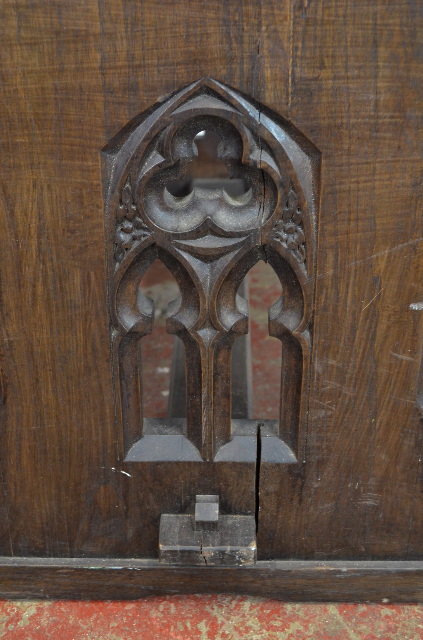 Antique Gothic Style Occasional Side Table
