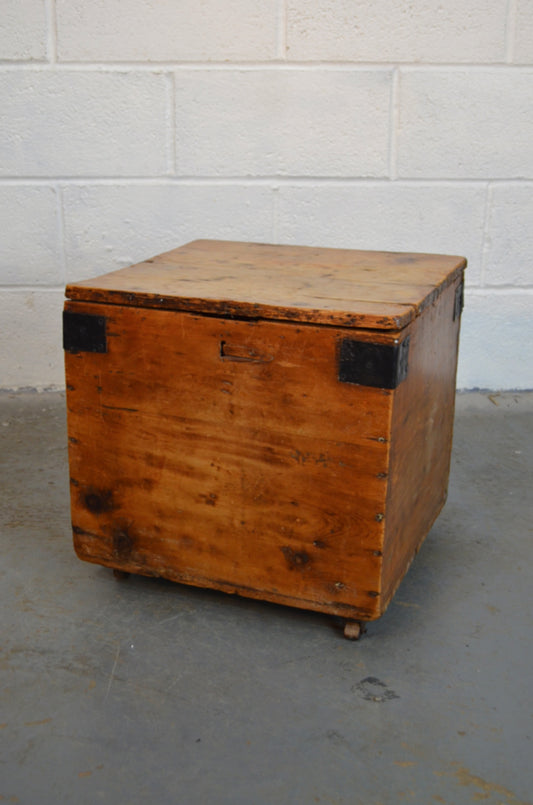 Victorian Pine Blanket Box