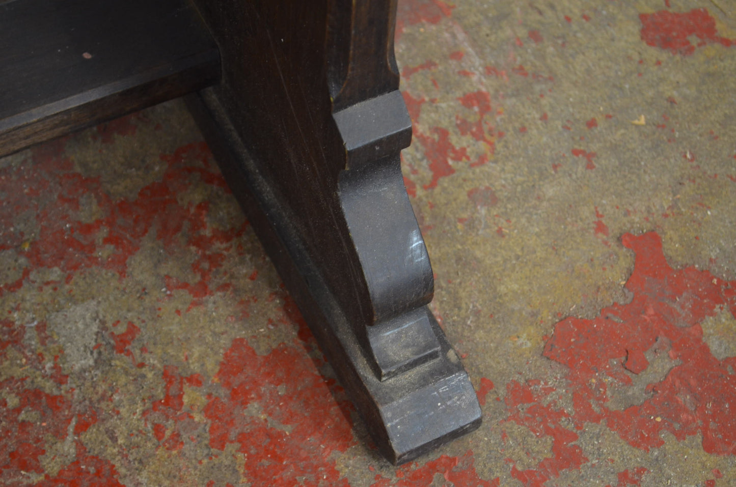 Antique Gothic Style Occasional Side Table