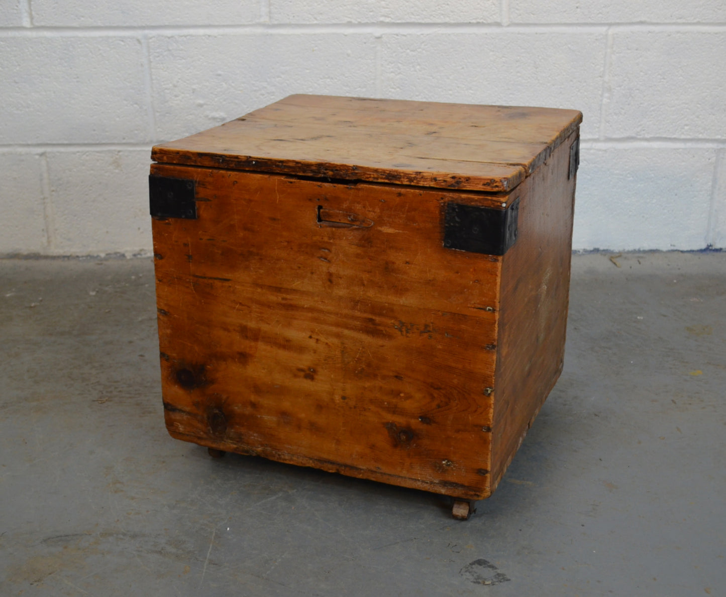 Victorian Pine Blanket Box