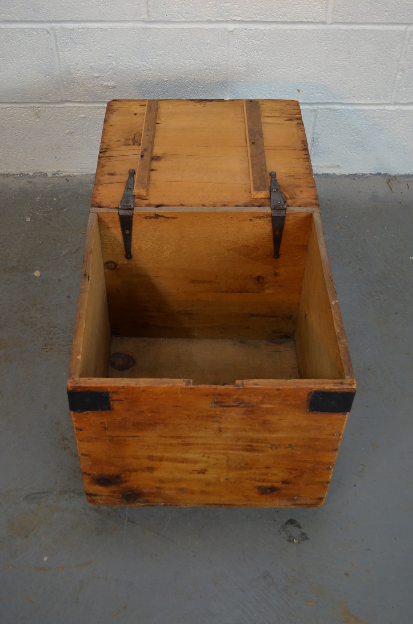 Victorian Pine Blanket Box