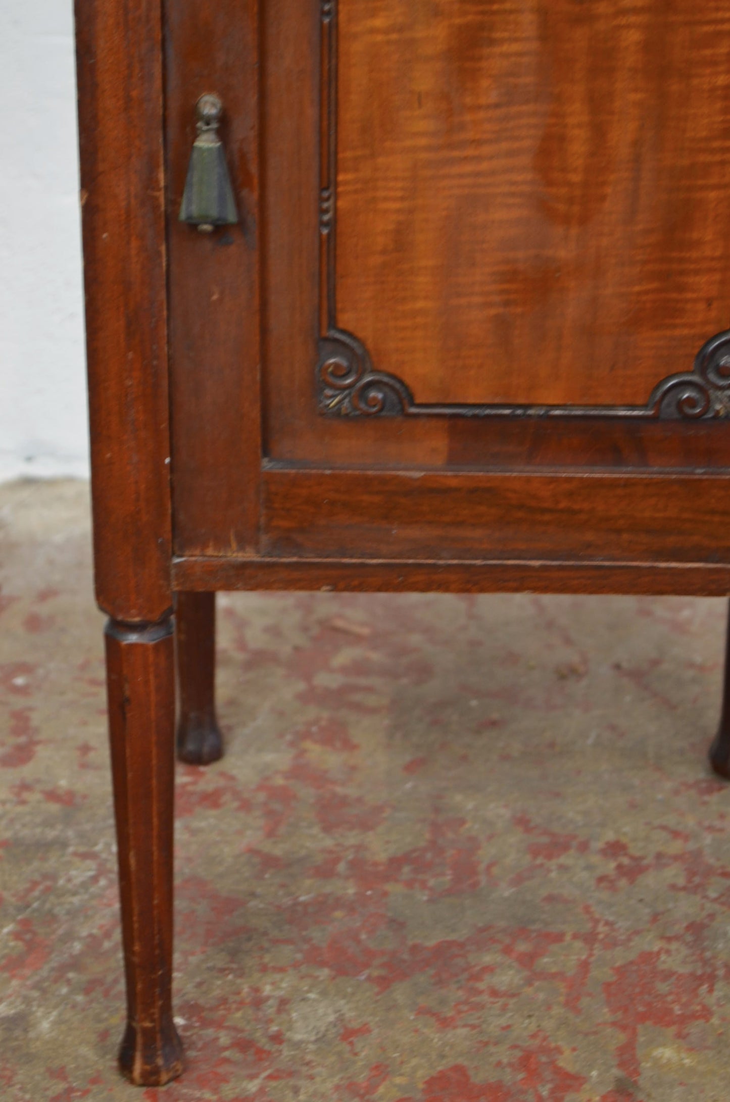 An Edwardian Mahogany Bedside Cabinet
