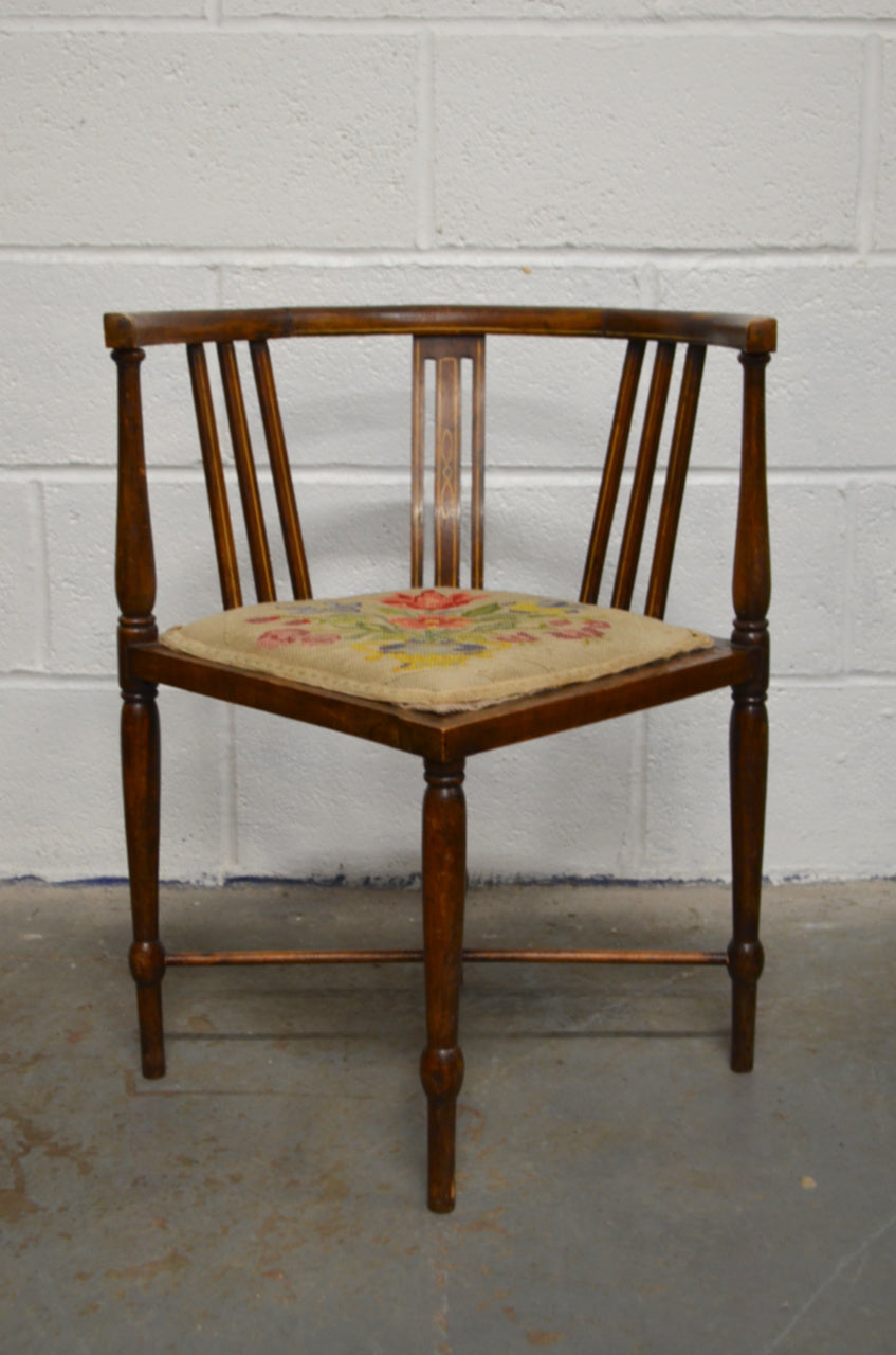 An Edwardian Corner Chair