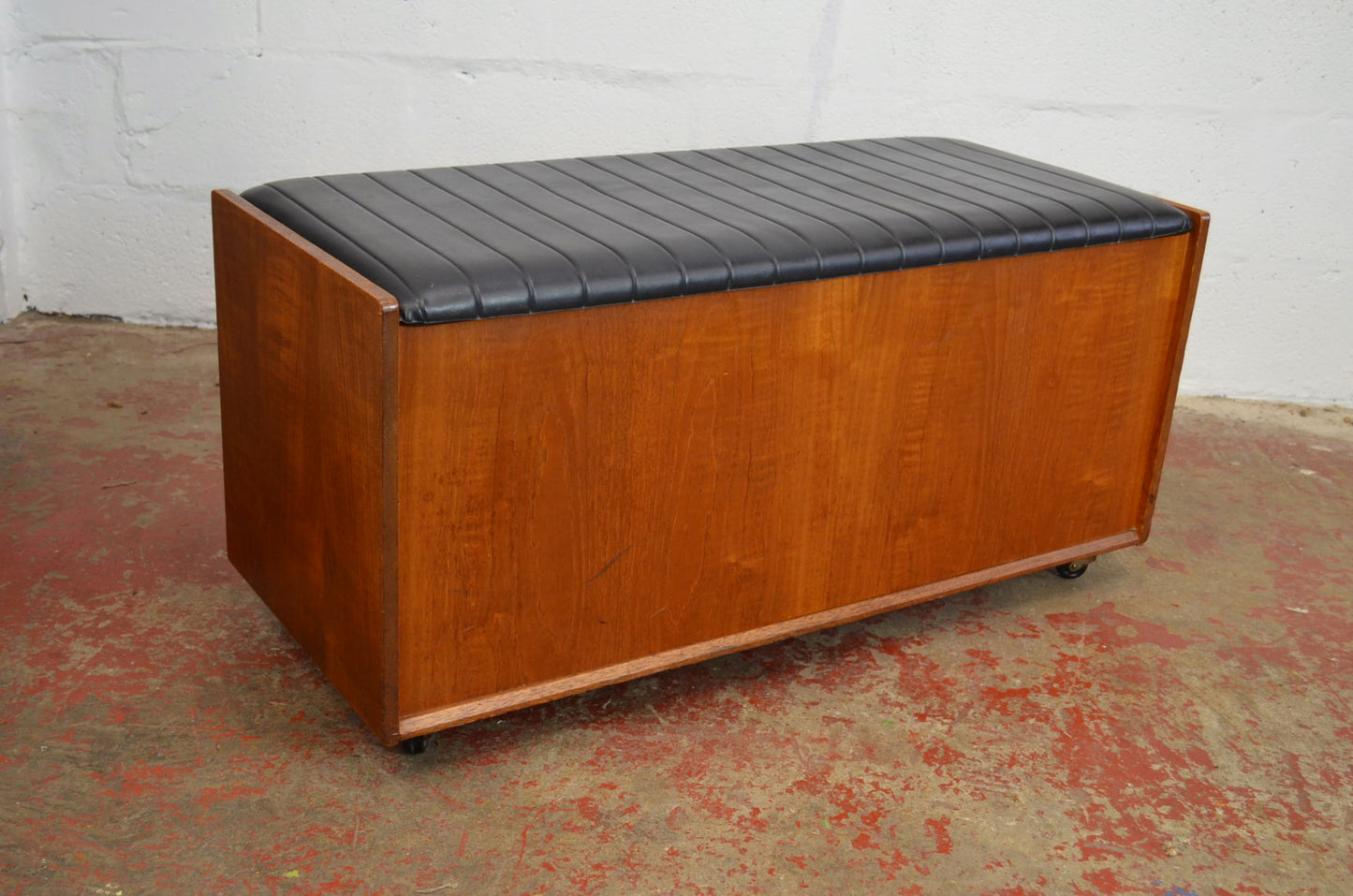 A Mid-Century Teak Ottoman / Blanket Box
