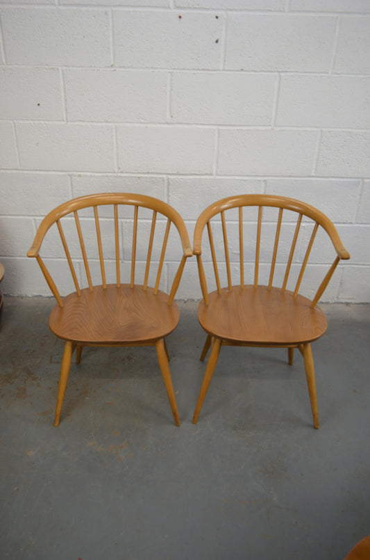 Vintage Ercol 'Cowhorn' Chair 499a (pair available)