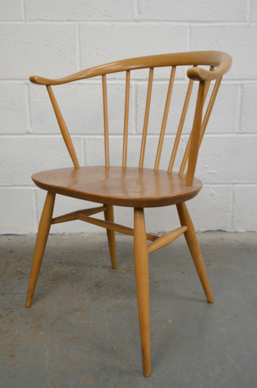 Vintage Ercol 'Cowhorn' Chair 499a (pair available)