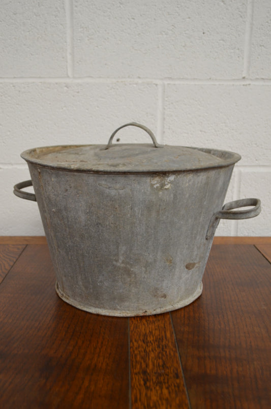 Vintage Galvanised Planter
