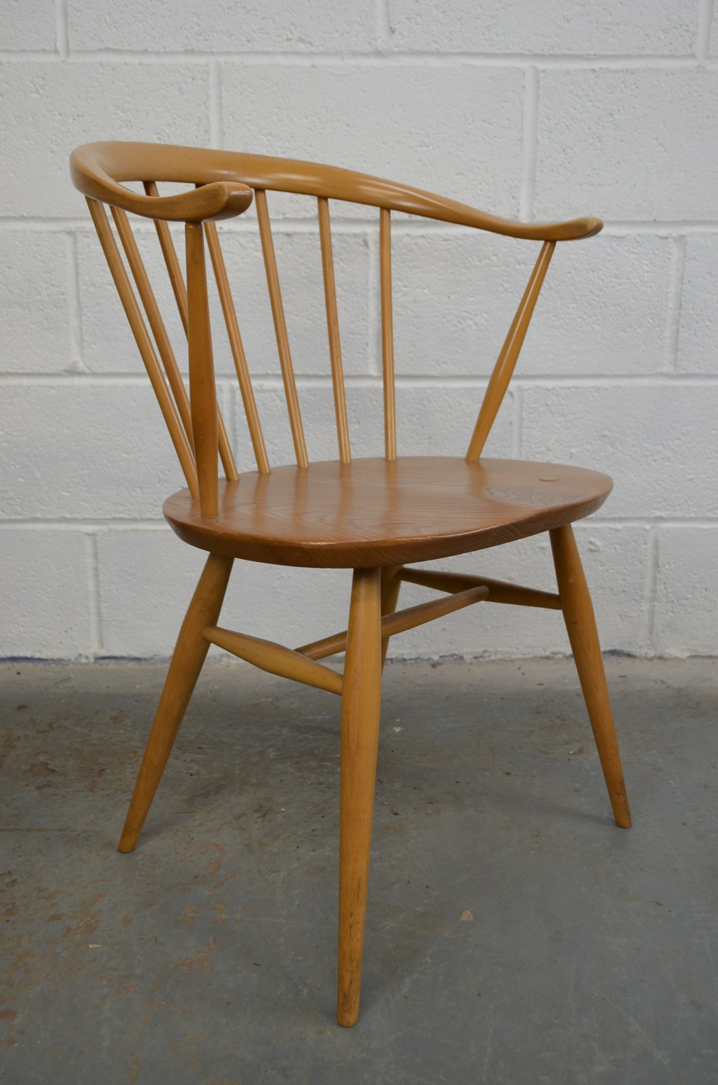 Vintage Ercol 'Cowhorn' Chair 499a (pair available)
