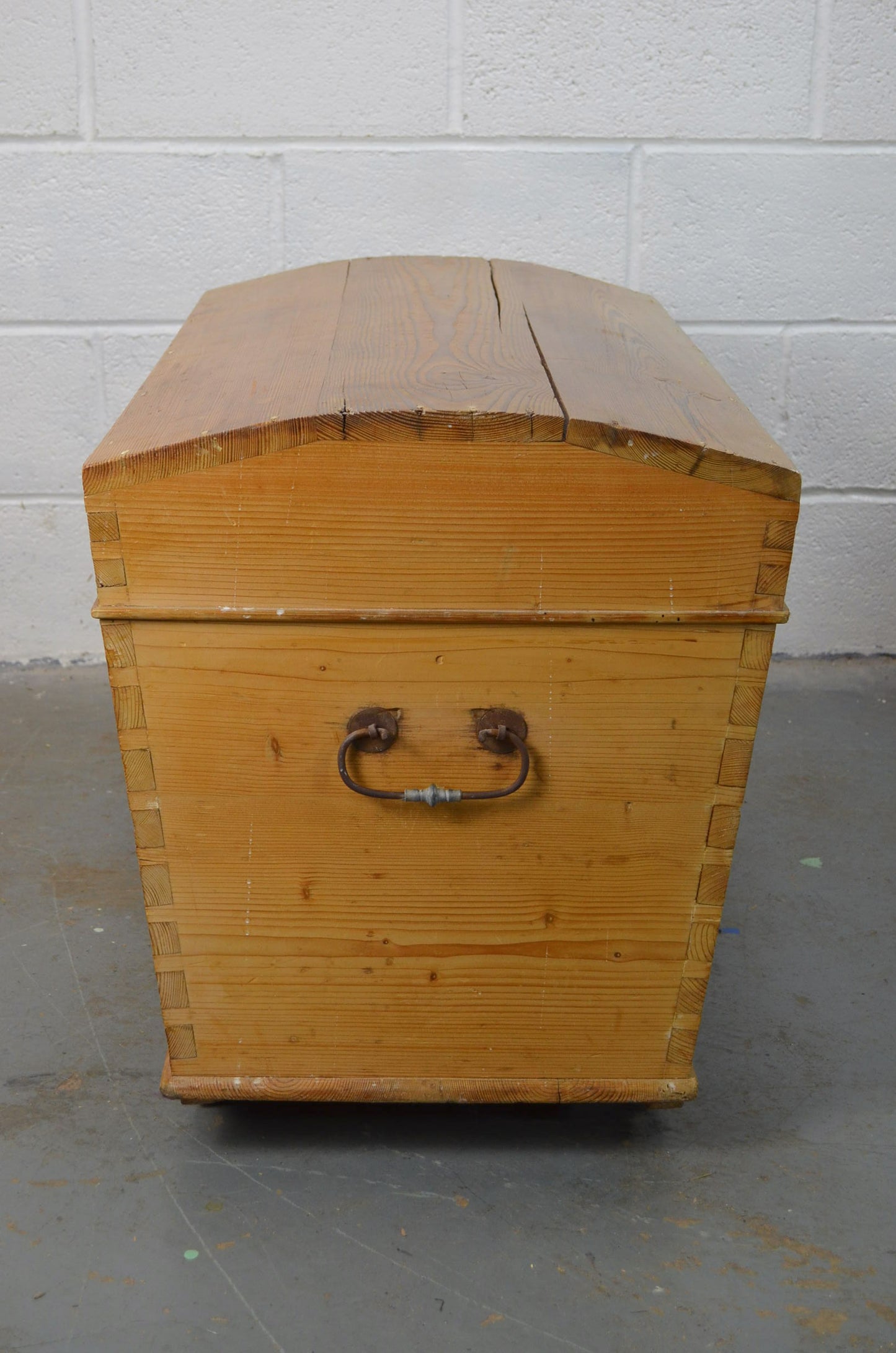Victorian Stripped Pine Blanket Box Storage