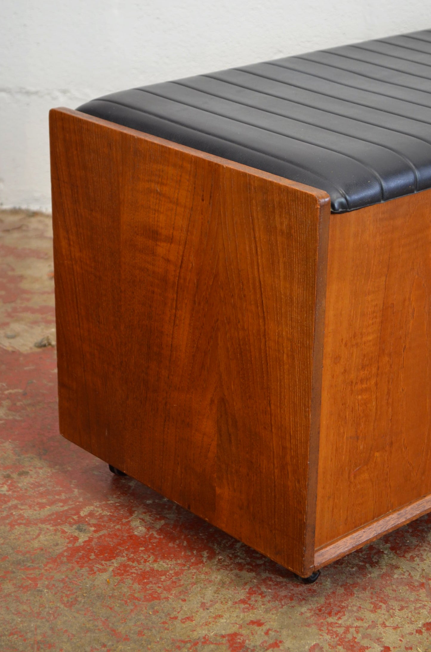 A Mid-Century Teak Ottoman / Blanket Box