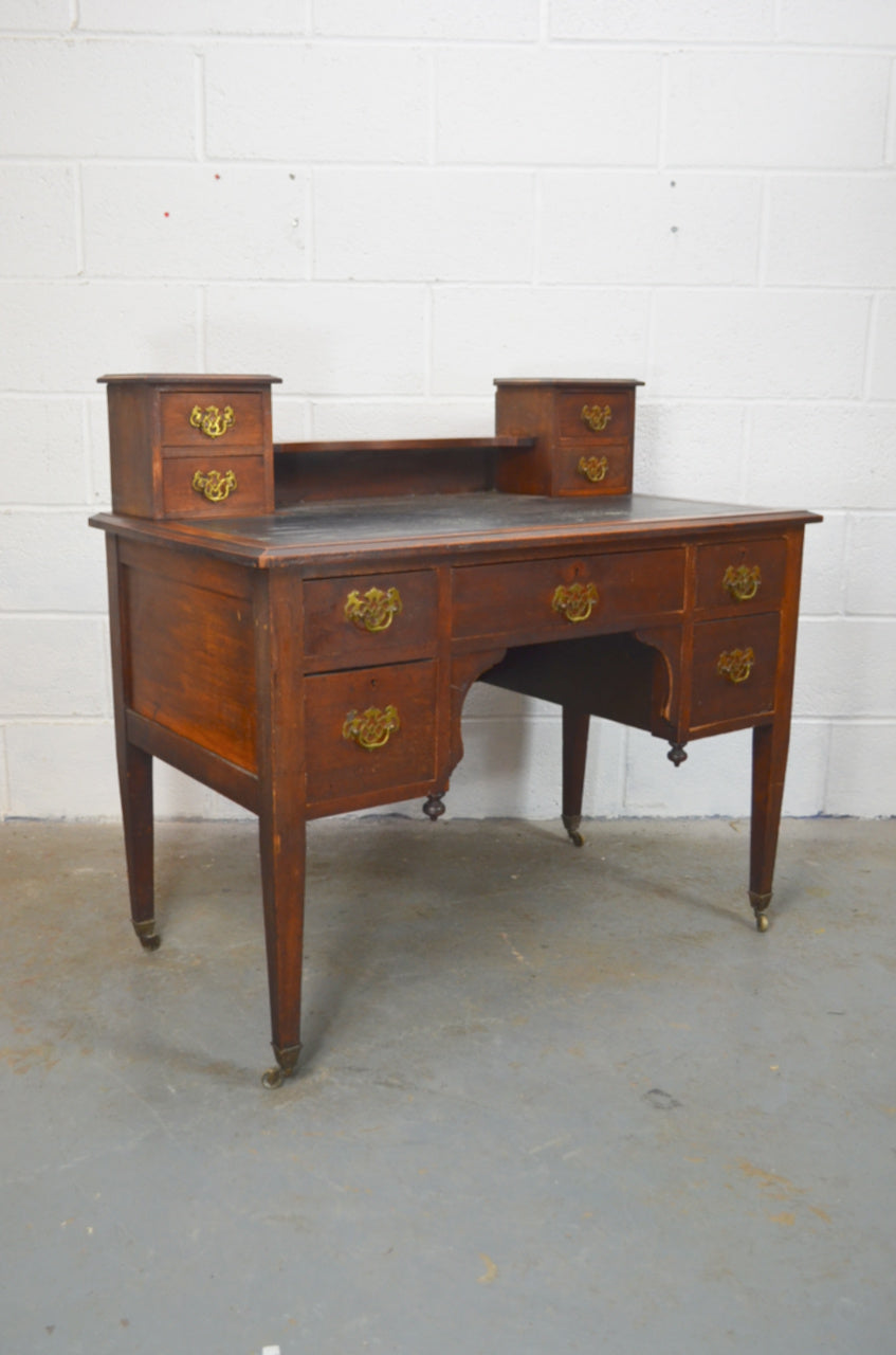 Victorian Chippendale Style Writing Table Desk