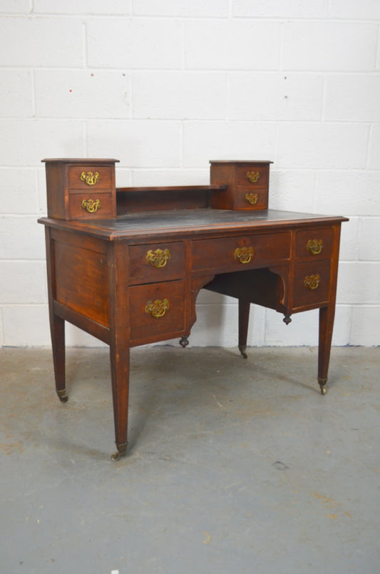 Victorian Chippendale Style Writing Table Desk