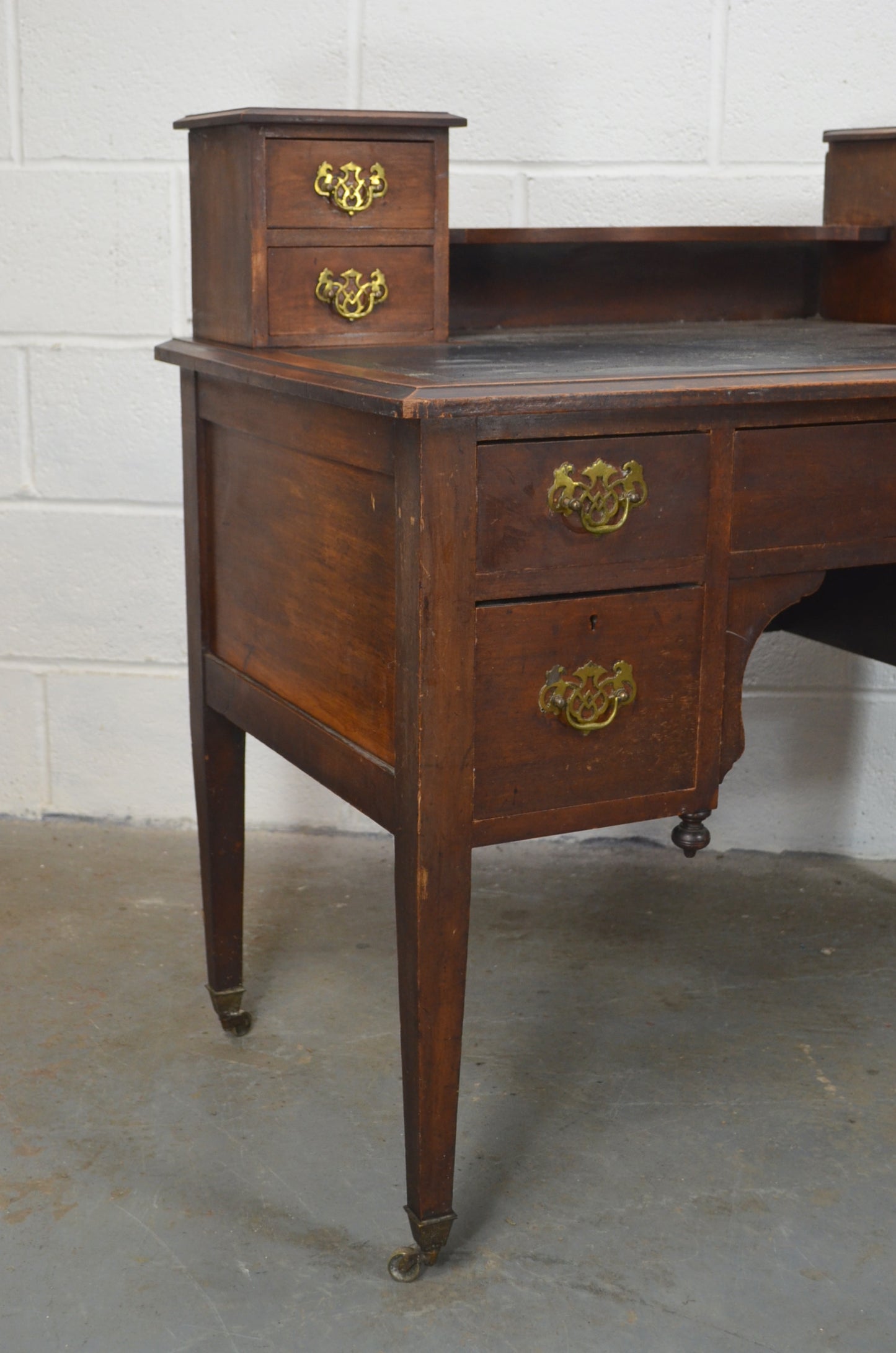 Victorian Chippendale Style Writing Table Desk