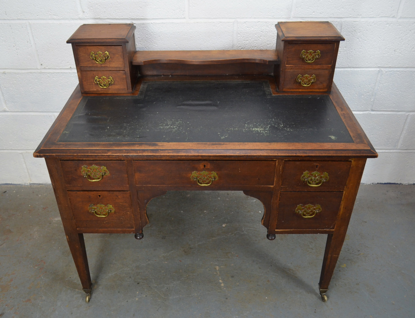 Victorian Chippendale Style Writing Table Desk