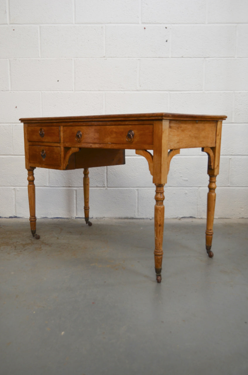 Antique Pine Writing Desk