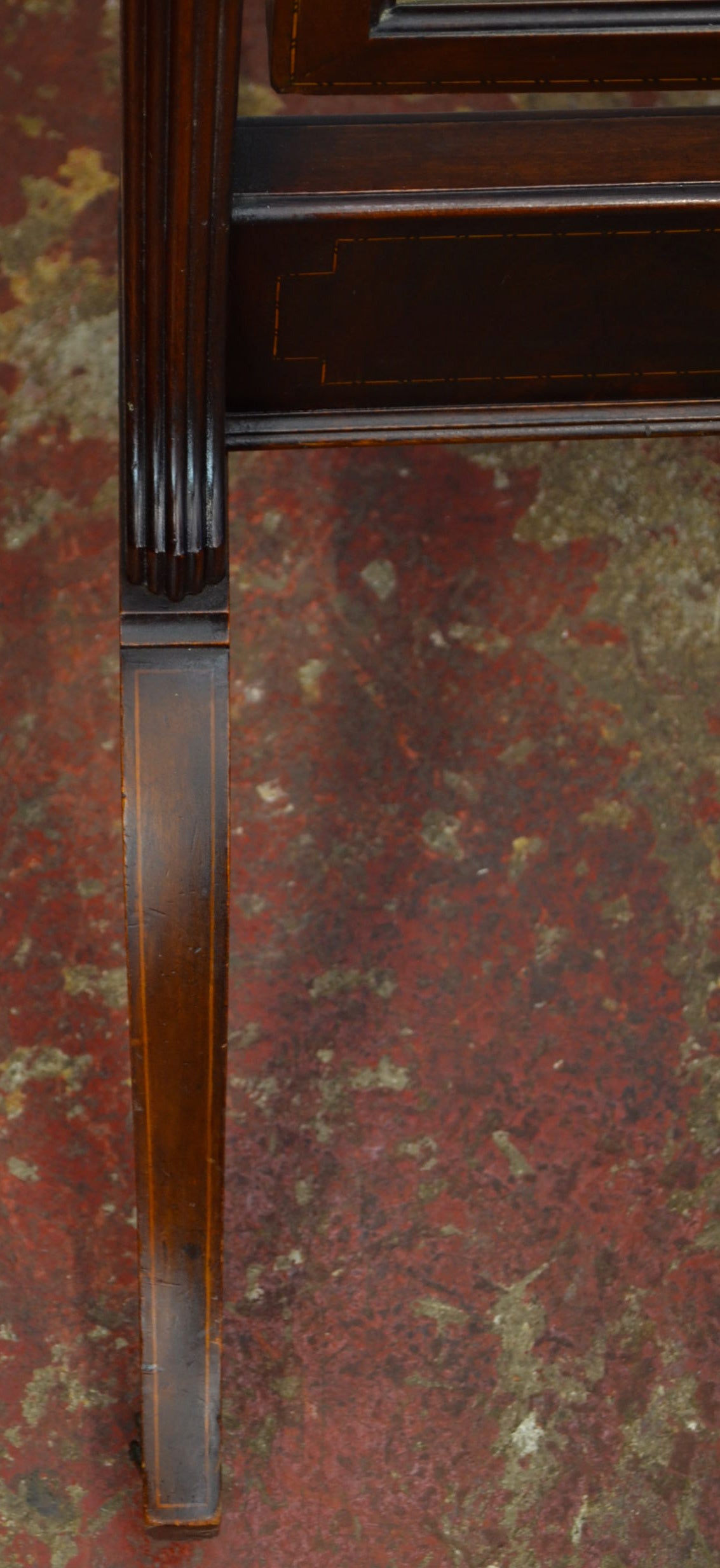 An Antique Edwardian Mahogany Cheval/Dressing Mirror
