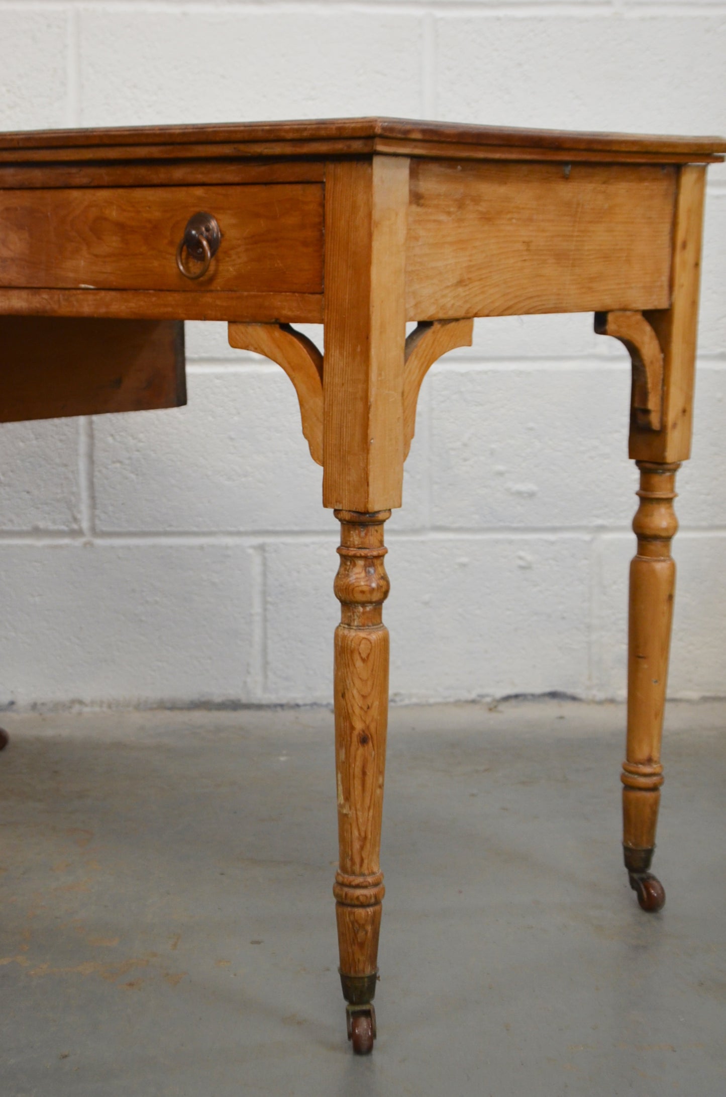 Antique Pine Writing Desk