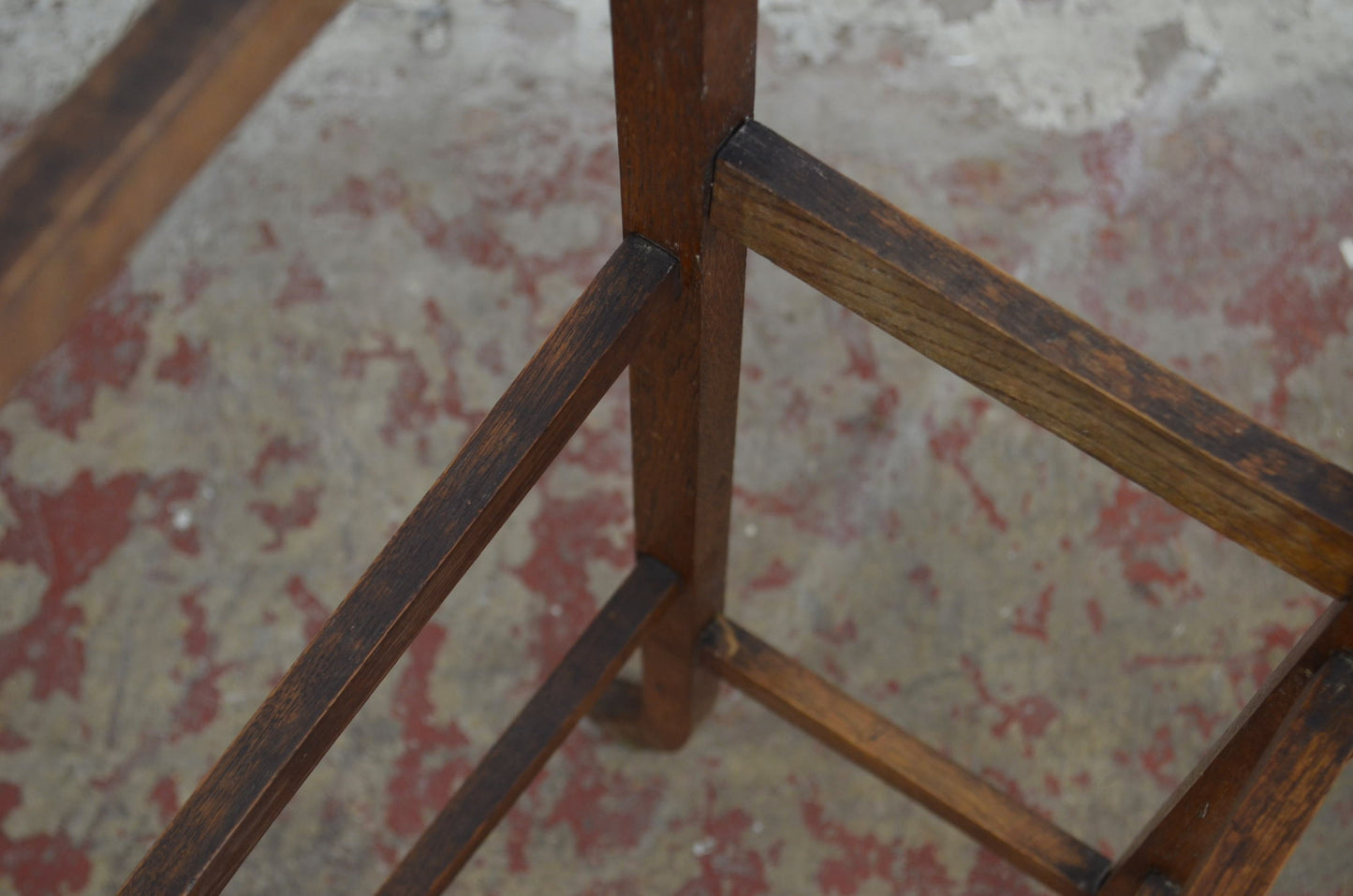 An Antique Towel Rail With Six Supports