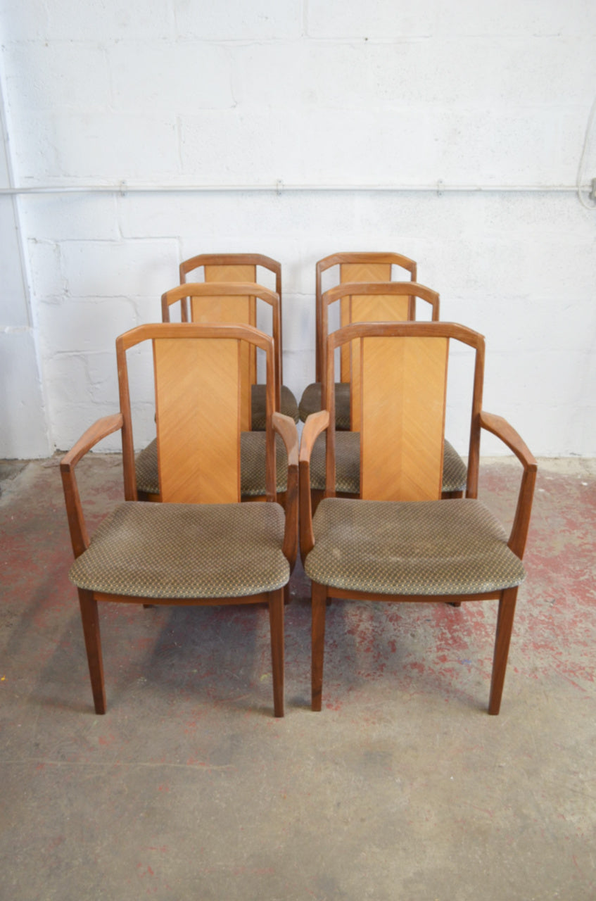 Set Of Six G-Plan Fresco Dining Table Chairs