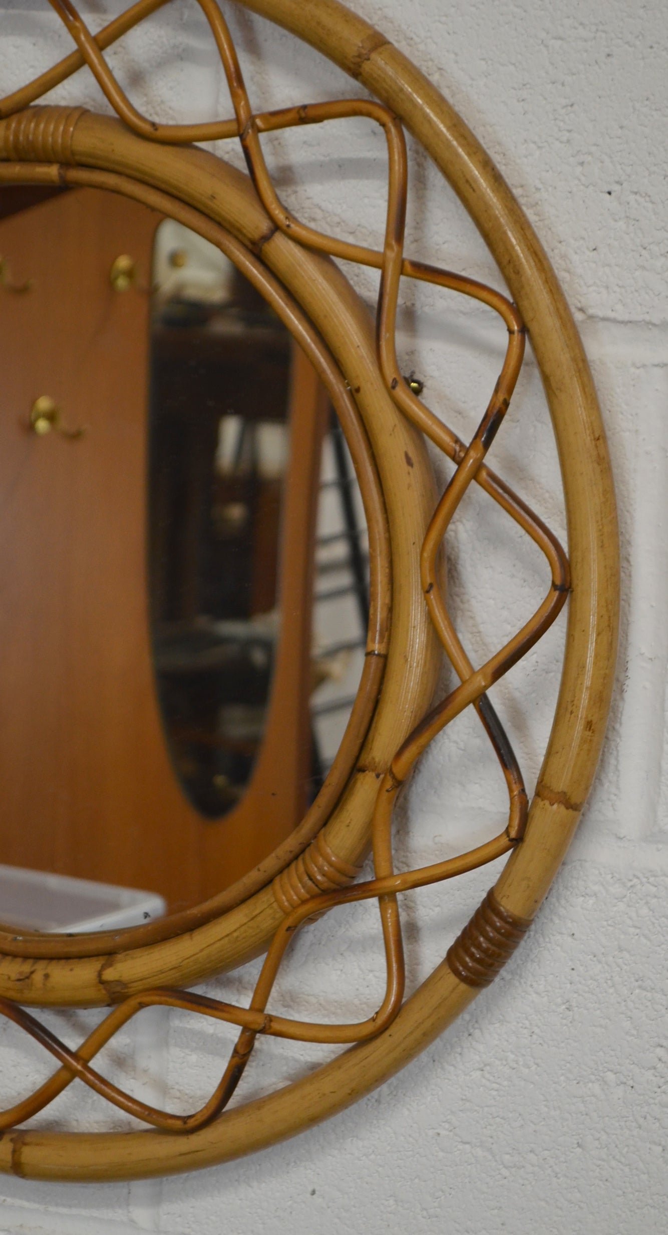 Vintage Circular Wall Mirror