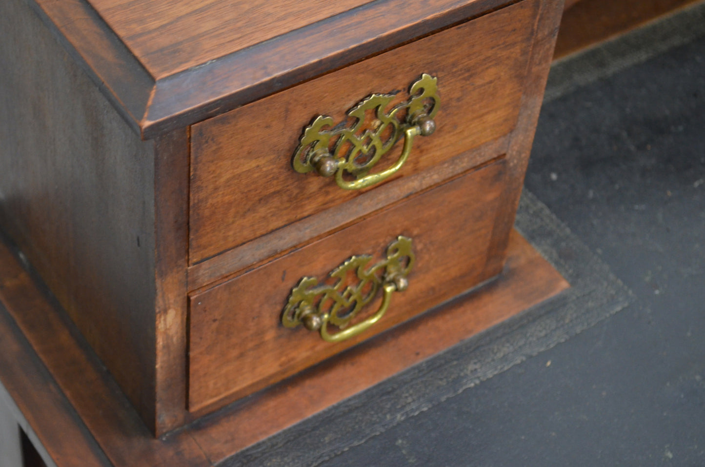 Victorian Chippendale Style Writing Table Desk