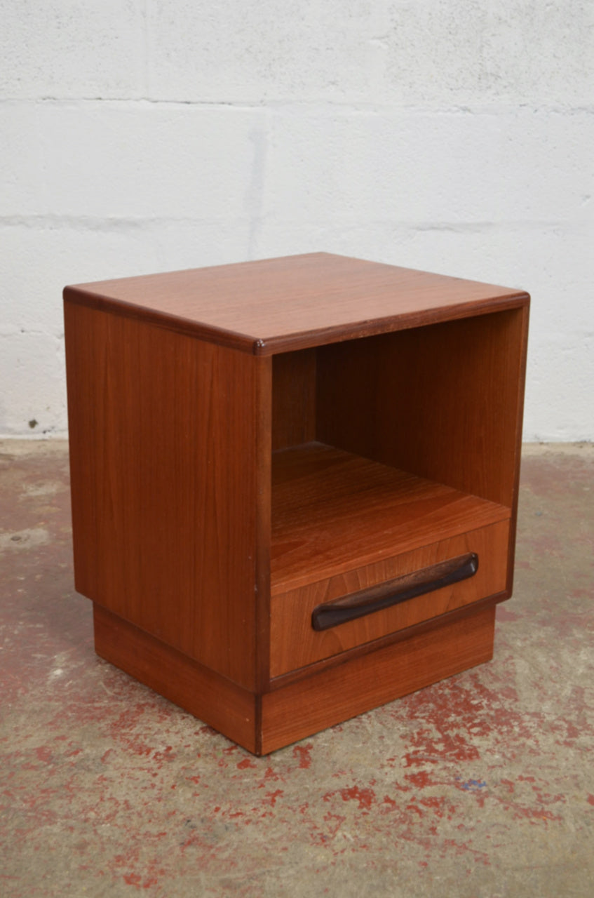 Vintage G Plan Bedside Drawer/Cabinet (Pair Available)