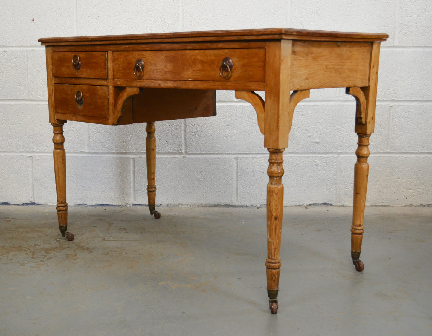 Antique Pine Writing Desk