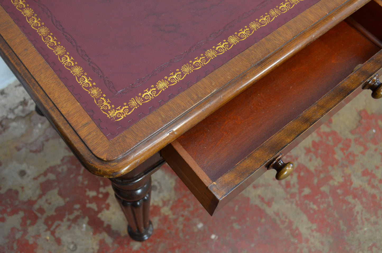 A Victorian Mahogany Writing Table/Desk
