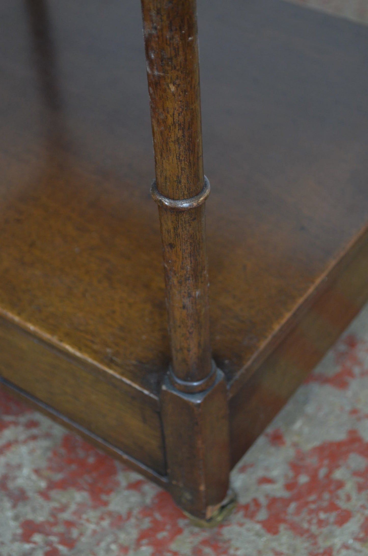 Vintage Mahogany Lamp Table / Drinks Trolley