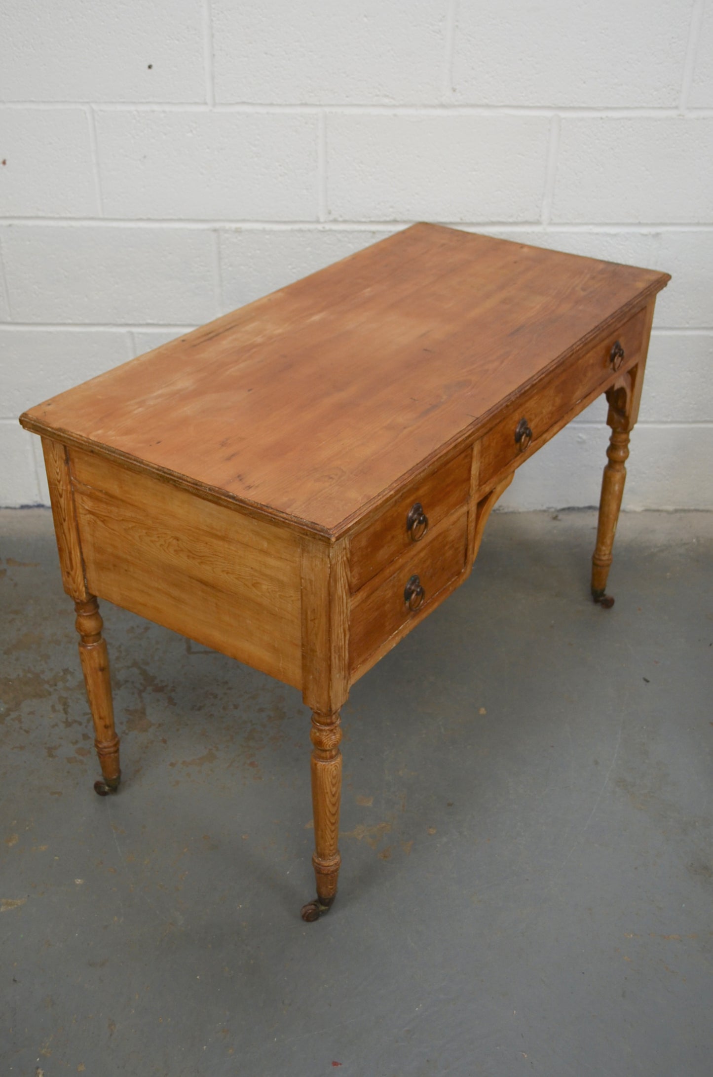 Antique Pine Writing Desk
