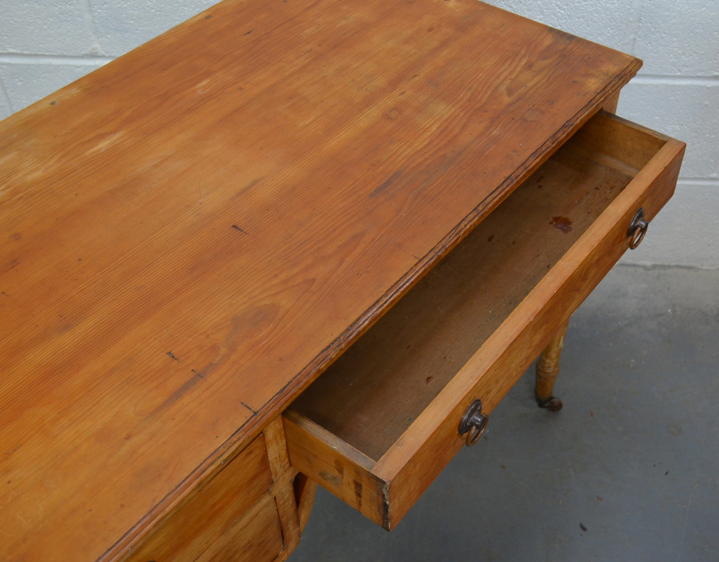 Antique Pine Writing Desk