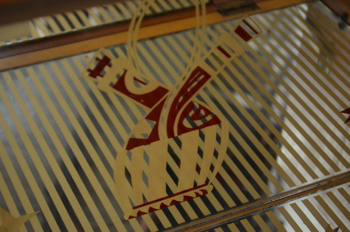 Vintage Walnut Drinks Cabinet