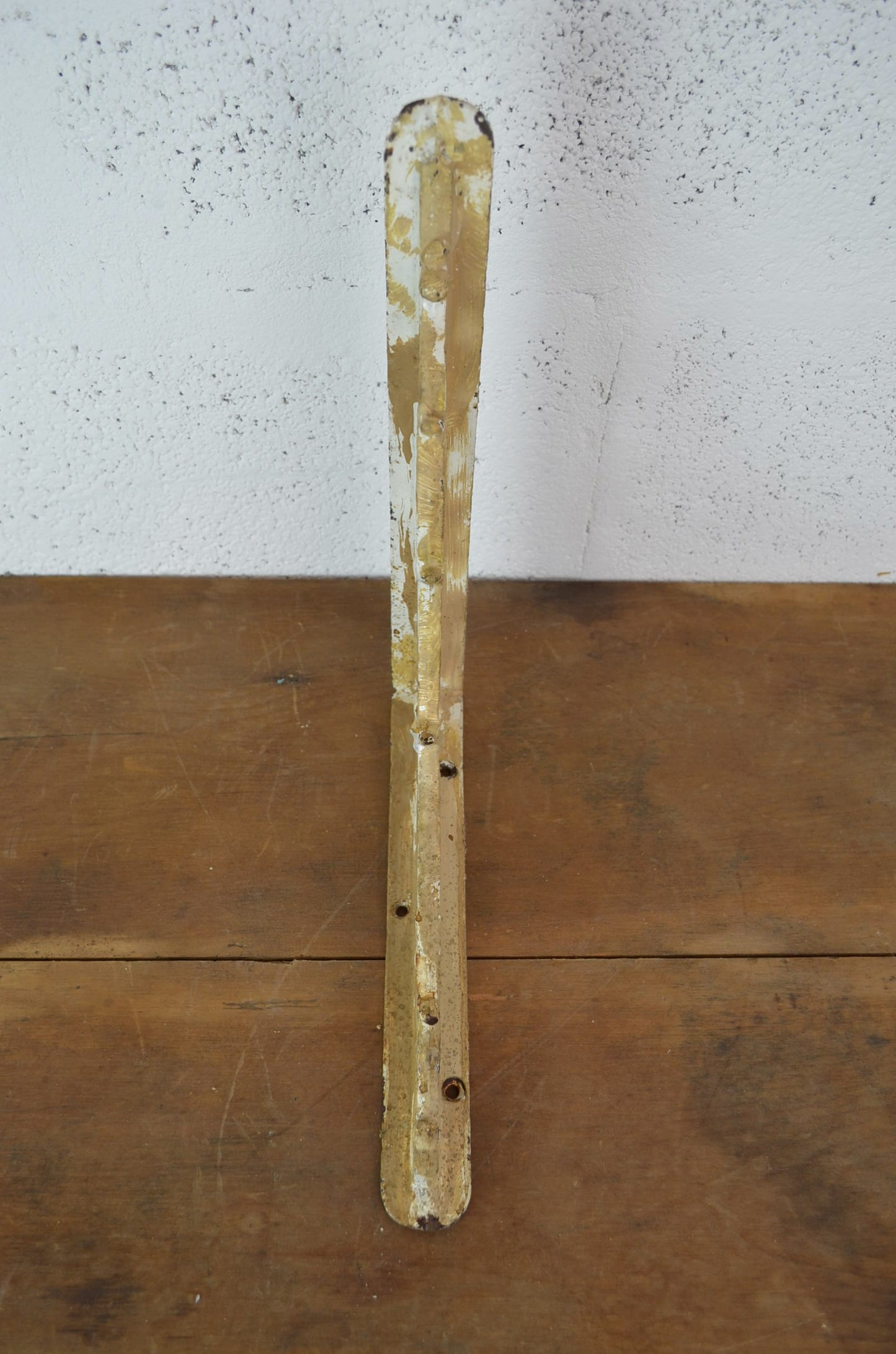 Pair Of Vintage Possibly Victorian Cast Iron Brackets