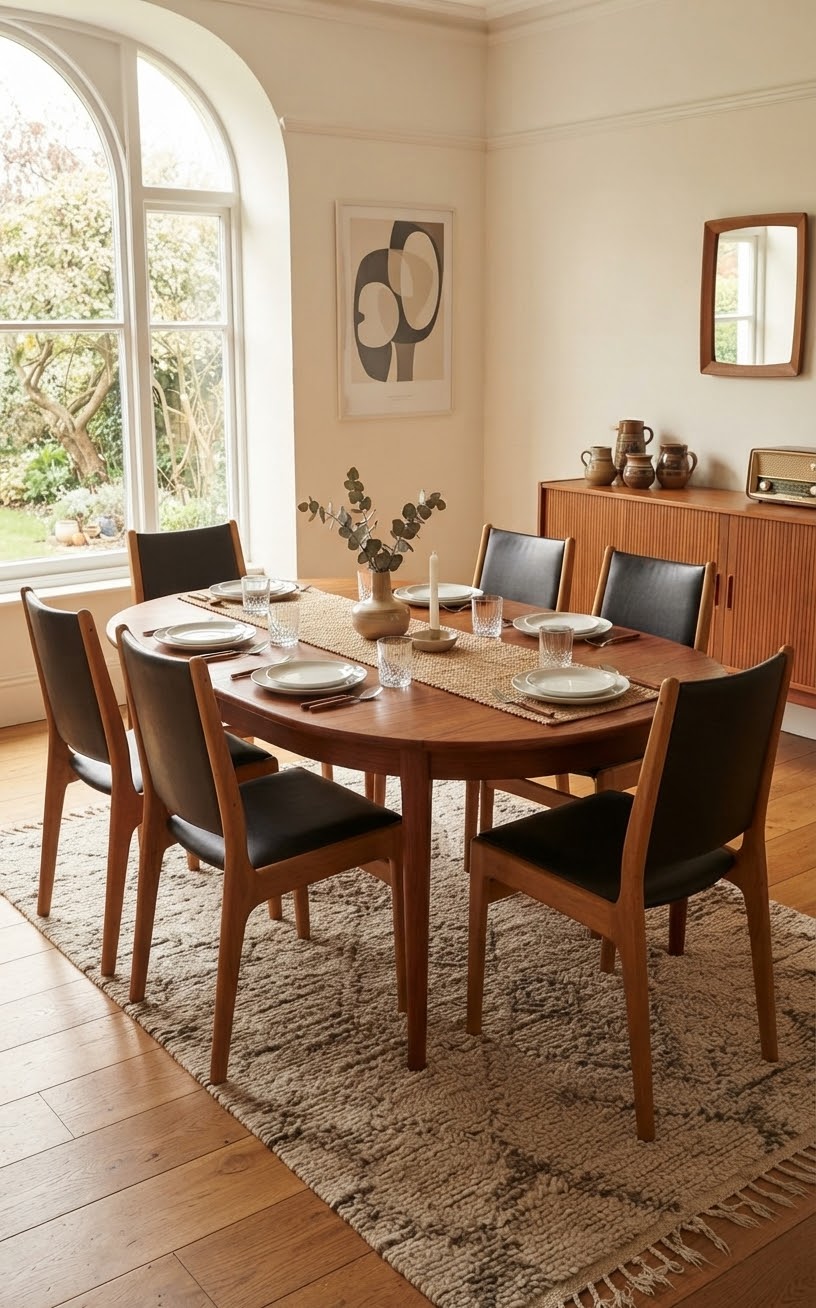 Set Of Six Vintage Dining Chairs By Anderstrup Mobelfabrik