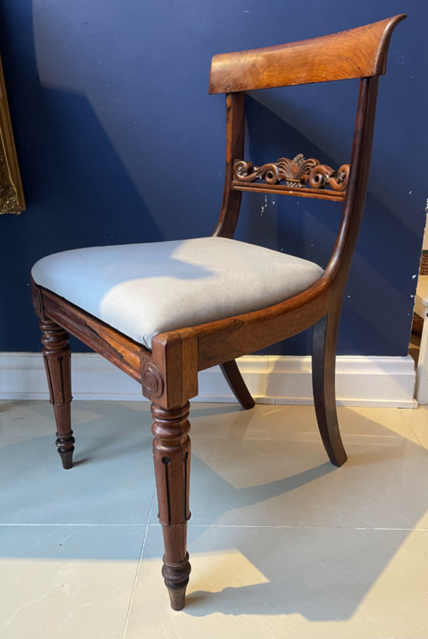 A Set Of Four Georgian Dining Chairs (Customer Sourced)