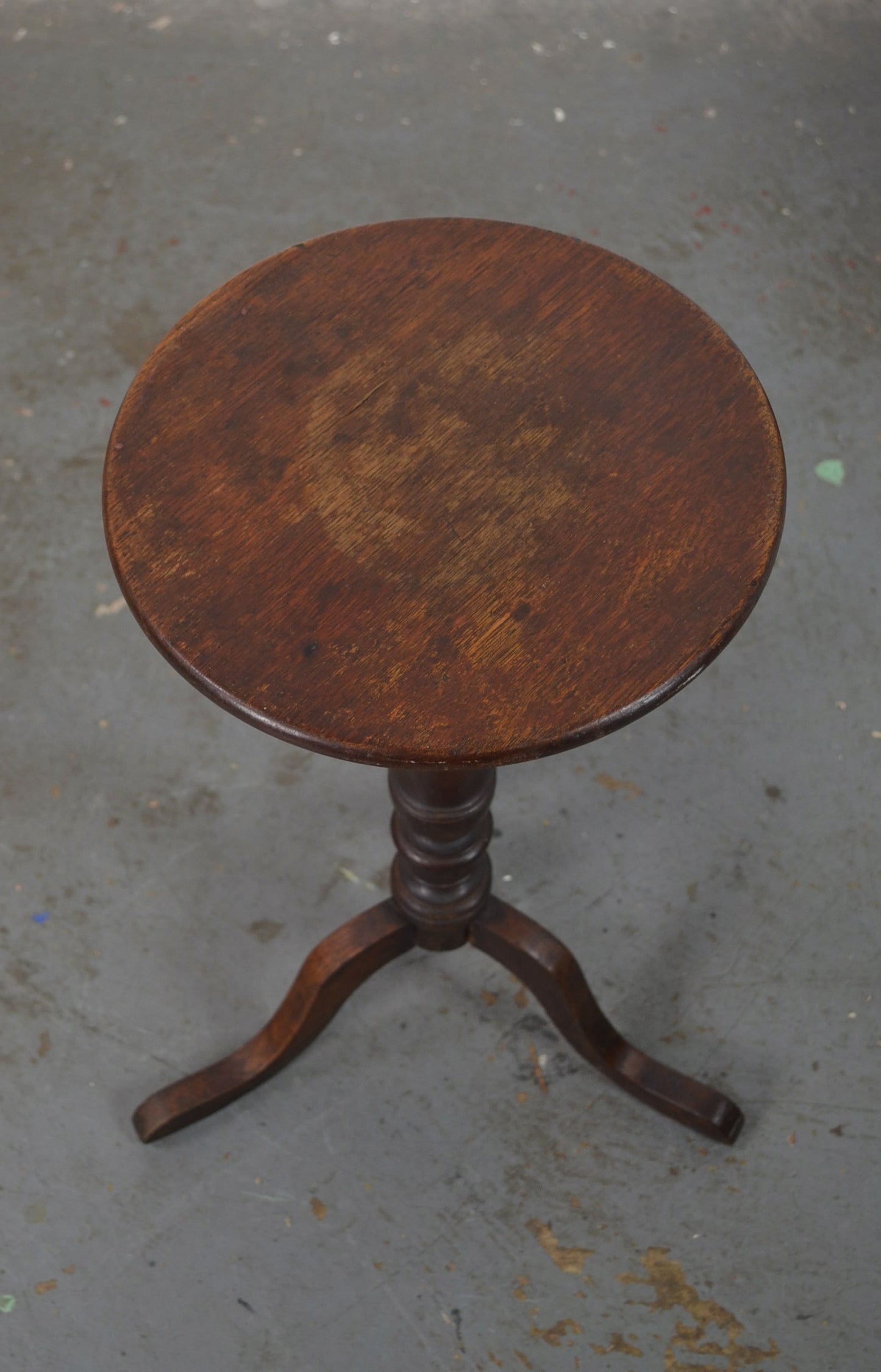 Antique Oak Country Cottage Wine Table