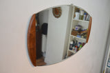 Mid-Century Oval Wall Mirror