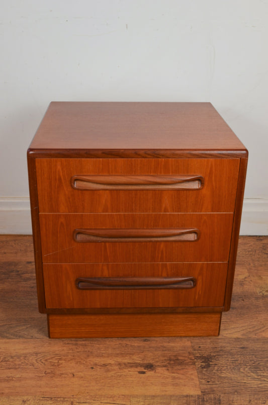 Vintage G-Plan Bedside Chest Of Drawers