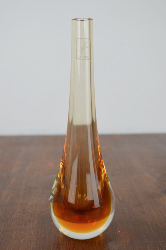 Scottish Art Glass Stem Vase