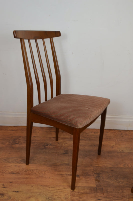 Set Of Four Vintage Dining Chairs