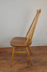 Set Of Two Vintage Ercol Dining Chairs