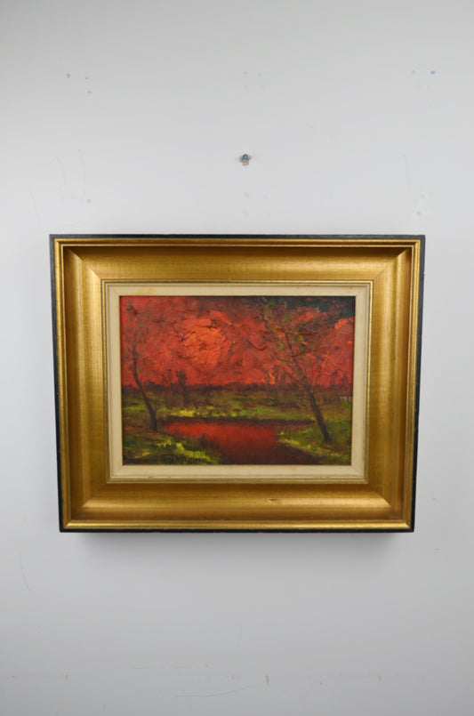 Jos Depypere Landscape Oil on Canvas