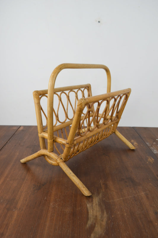 Rattan Magazine Rack