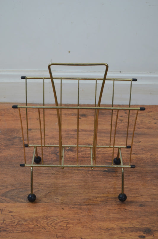 Vintage Atomic Style Magazine/Record Rack