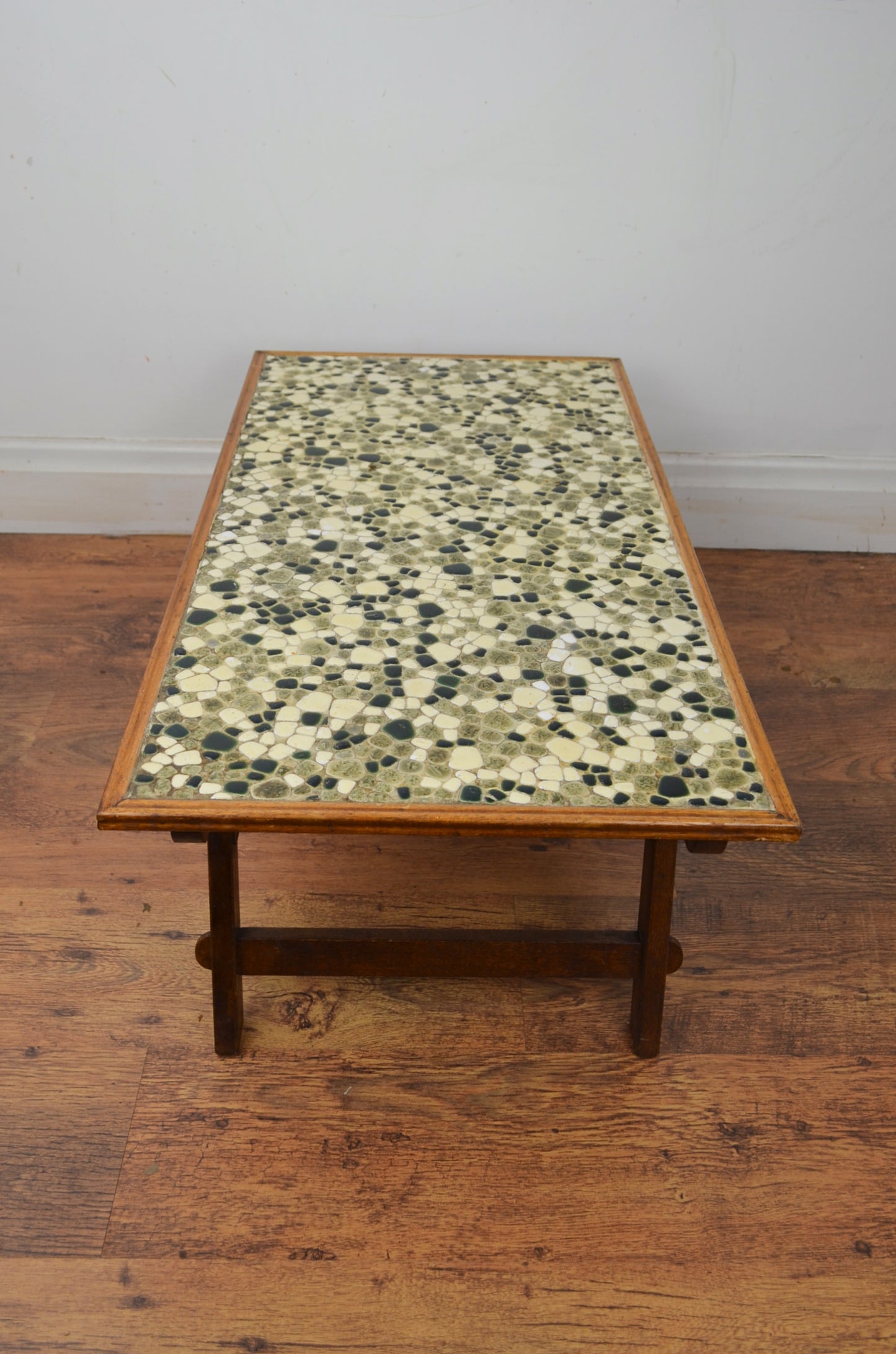 Mid Century Tile Top Coffee Table
