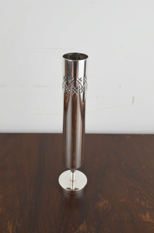 Vintage Silver Plate Vase