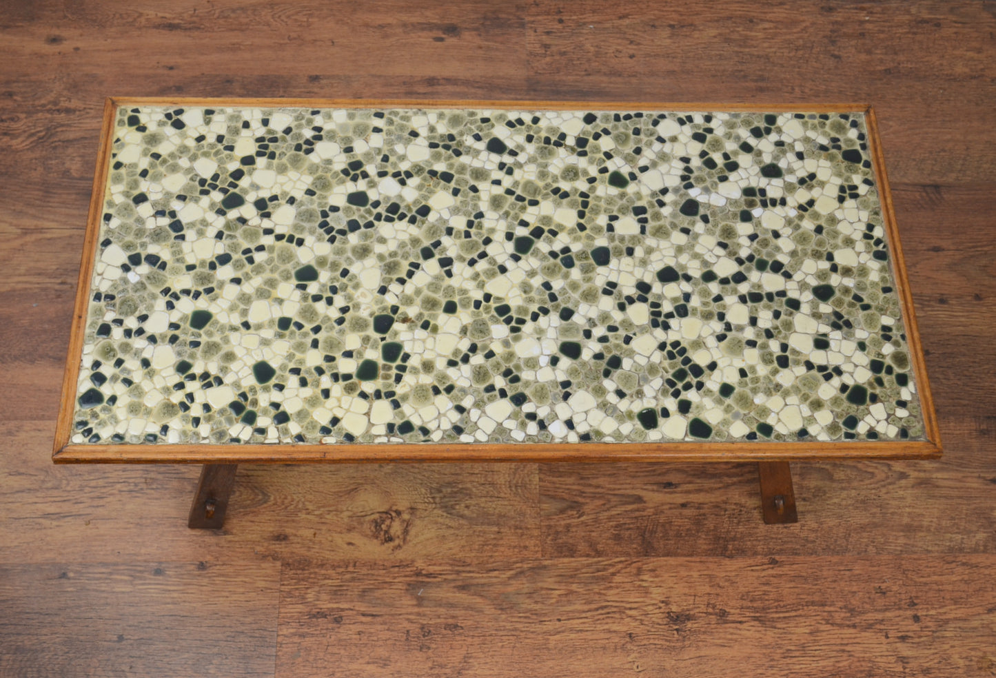 Mid Century Tile Top Coffee Table