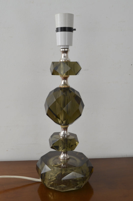 Vintage Glass Table Lamp