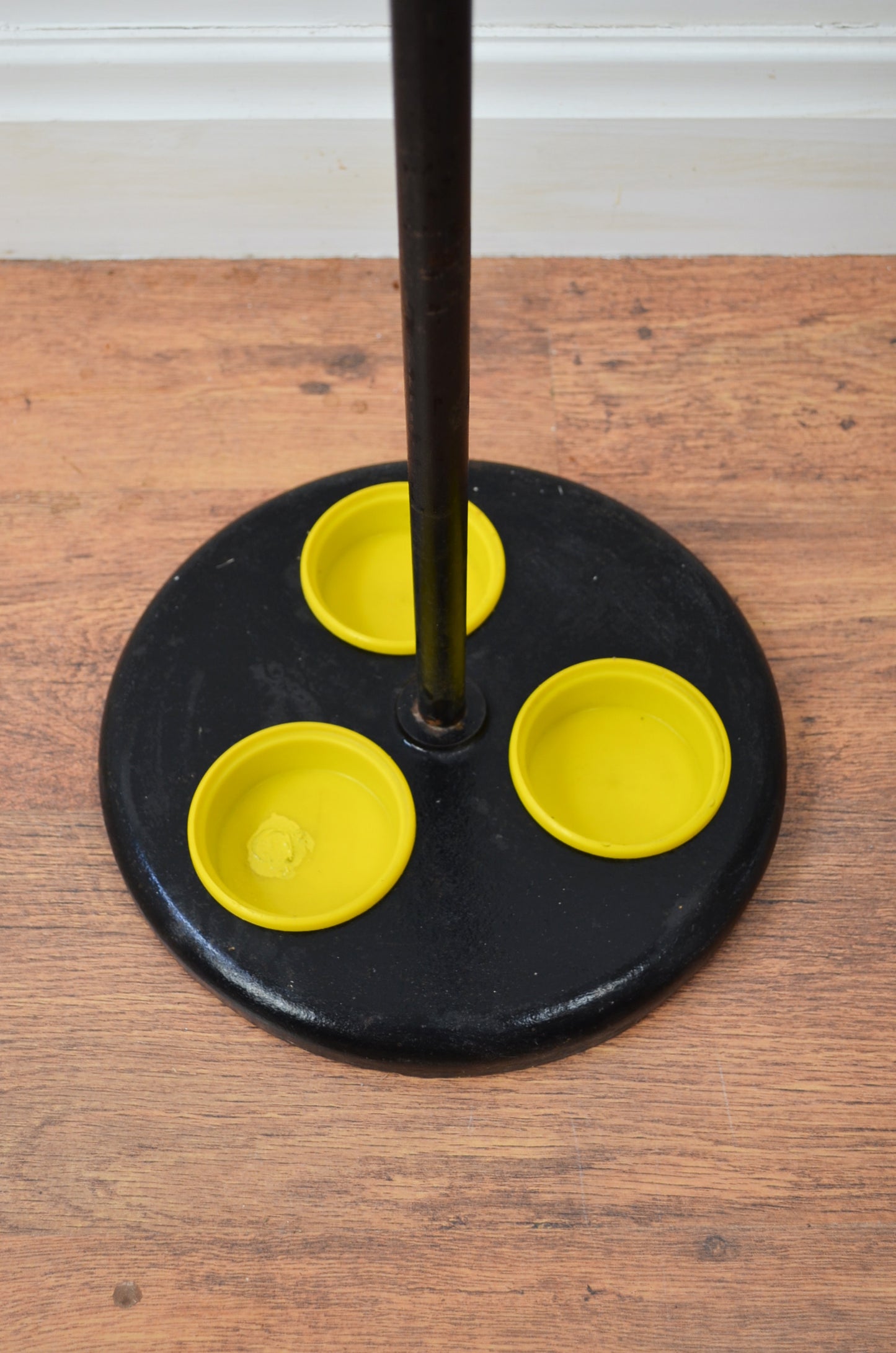 1960/70s Yellow Atomic Coat Stand
