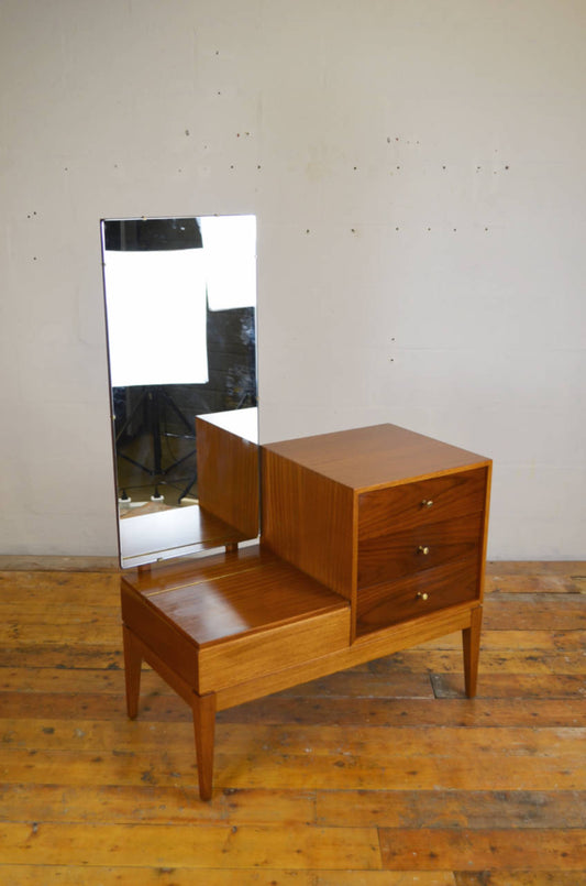 1960s Teak Wood Dressing Table By Gunther Hoff